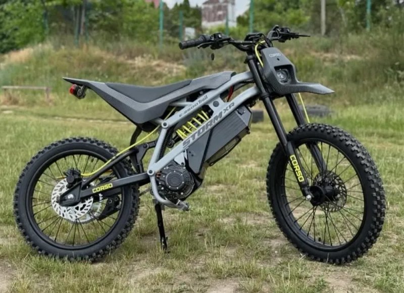 Електричний діртбайк Новий Corso Storm 3000W Гарантія 3 роки Безкоштовна доставка Електробайк — фото 4