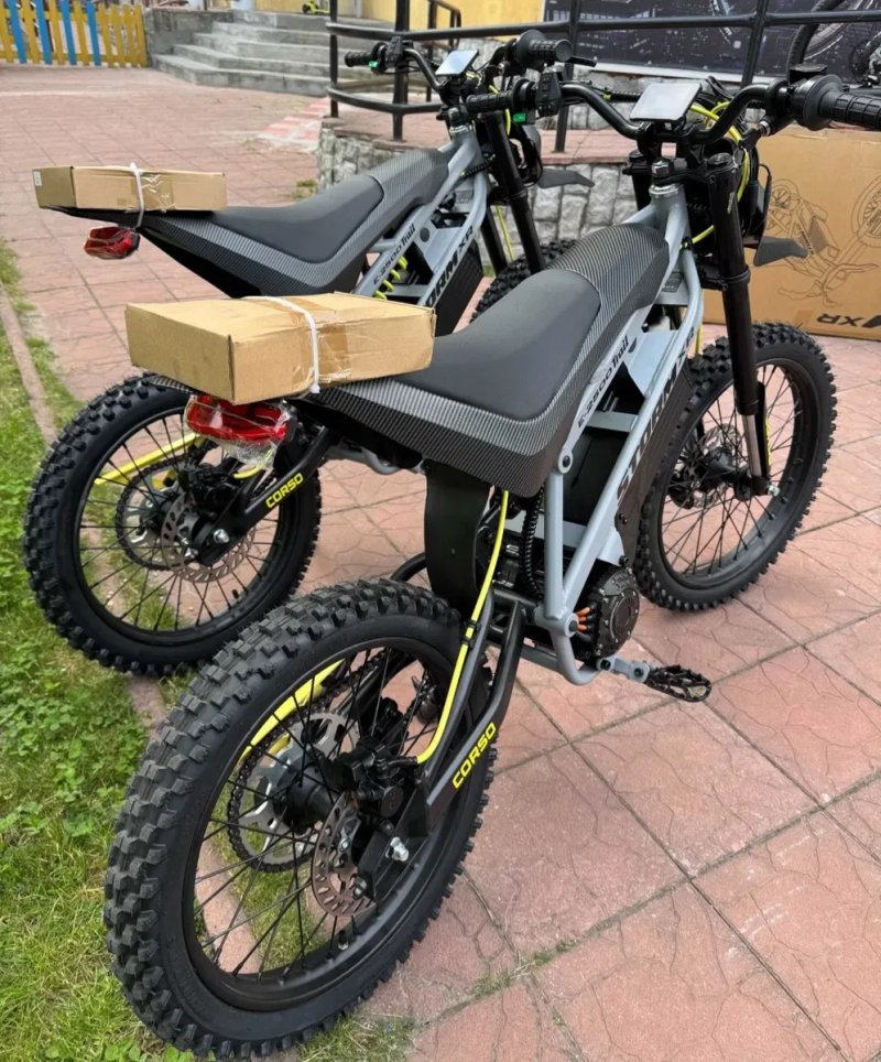 Електричний діртбайк Новий Corso Storm 3000W Гарантія 3 роки Безкоштовна доставка Електробайк — фото 6