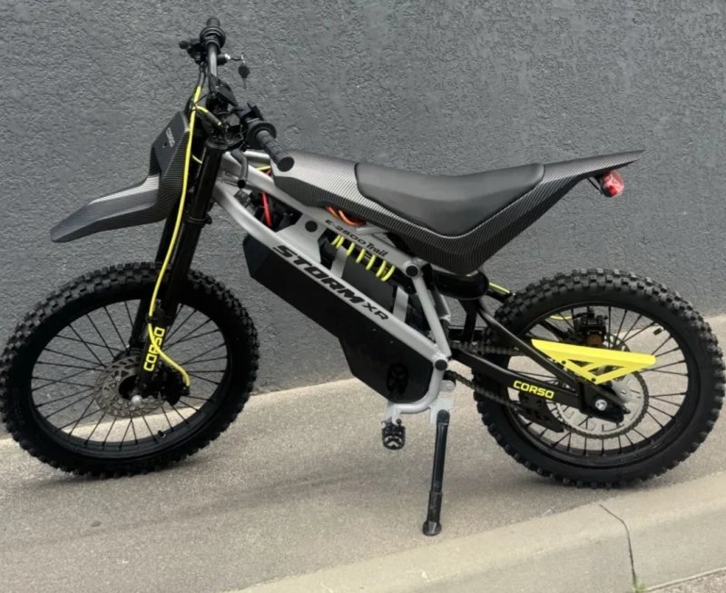 Електричний діртбайк Новий Corso Storm 3000W Гарантія 3 роки Безкоштовна доставка Електробайк Електромотоцикл — фото 6