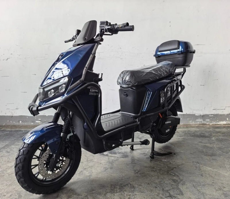 Електричний мопед Corso Bullet двигун 2500W, акумулятор літій-залізо-фосфатний 72V/40Ah — фото 3