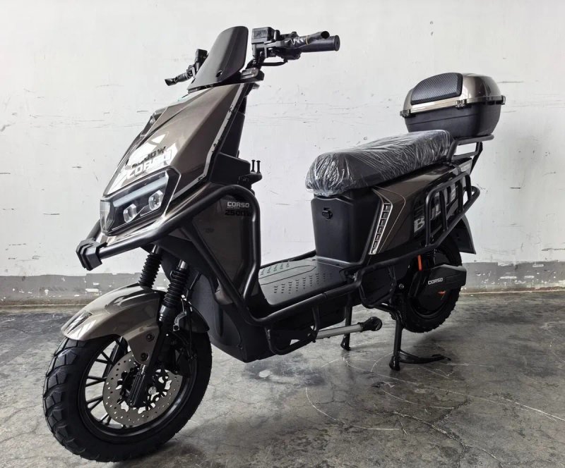 Електричний мопед Corso Bullet двигун 2500W, акумулятор літій-залізо-фосфатний 72V/40Ah — фото 5