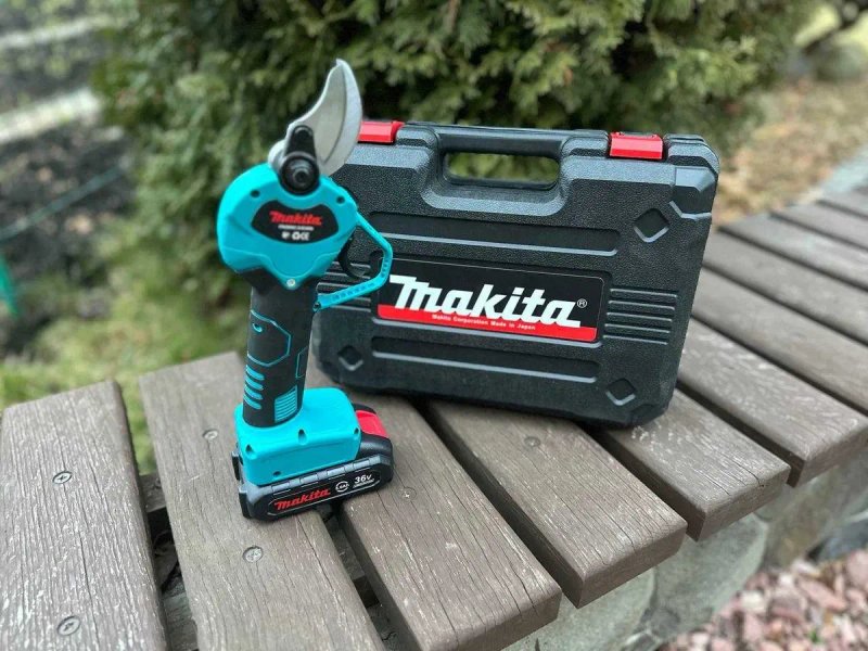Електричний секатор Makita. Електросекатор. Акумуляторний секатор 2акб — фото 2