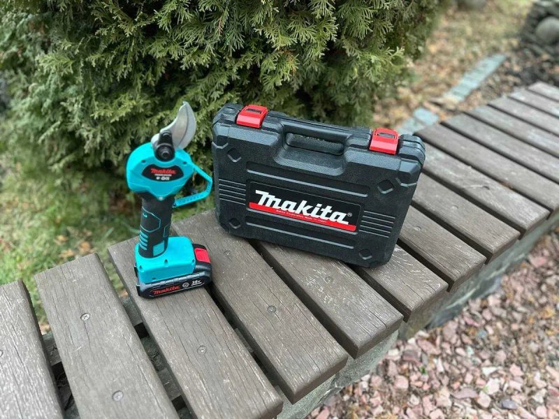 Електричний секатор Makita. Електросекатор. Акумуляторний секатор 2акб — фото 4