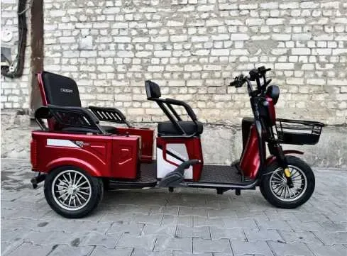 Електричний трицкил Crosser TR-5 (Мотор 1200W 72V 24Ah) Колеса 10 - Червоний — фото 2