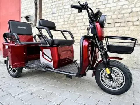 Електричний трицкил Crosser TR-5 (Мотор 1200W 72V 24Ah) Колеса 10 - Червоний — фото 3
