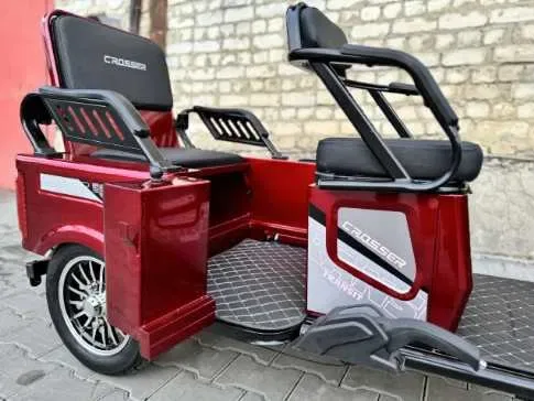 Електричний трицкил Crosser TR-5 (Мотор 1200W 72V 24Ah) Колеса 10 - Червоний — фото 7