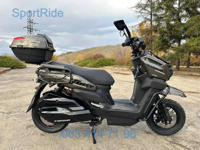 Электро скутер Corso BlackFury 80 км/год 110 км+ 2800W Электро LiFepo4 черный 2026 — фото 3