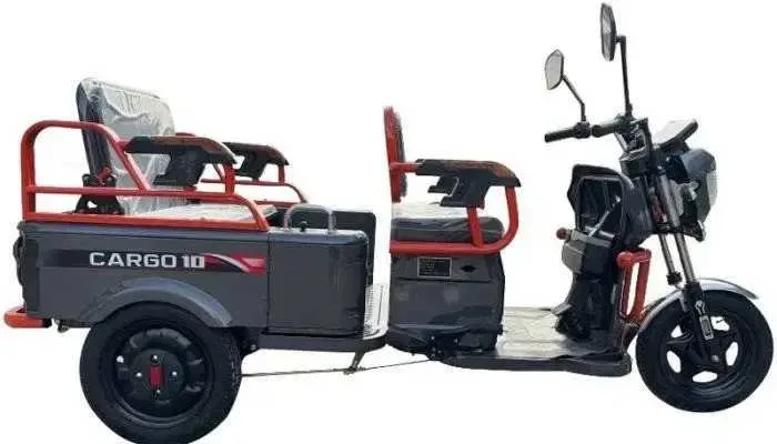 Електро трицикл вантажний Crosser CARGO 10 60V/32Ah/1500W - Сірий — фото 4