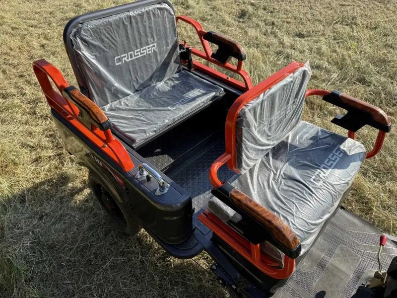 Електро трицикл вантажний Crosser CARGO 10 60V/32Ah/1500W - Сірий — фото 6