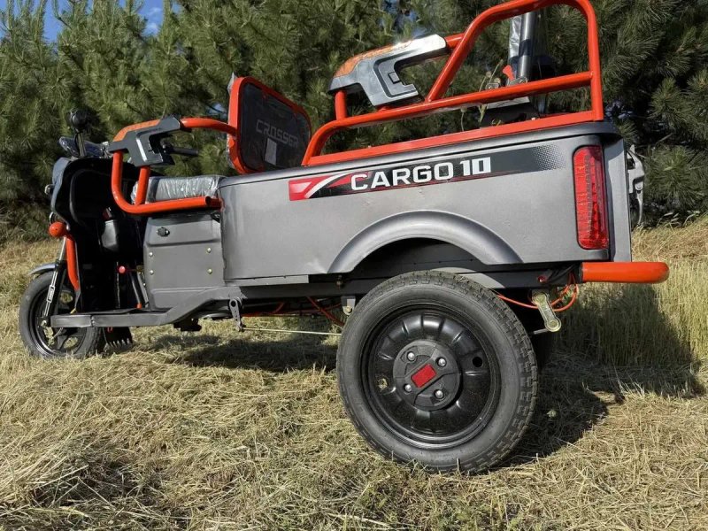 Електро трицикл вантажний Crosser CARGO 10 60V/32Ah/1500W - Сірий — фото 7
