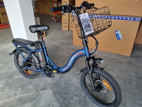 Електро велосипед, що складається SAMEBIKE CY20 350W | 12Ah | хід 90 км | швидкість 25 км/год Синій електровелосипед е-байк электровелосипед фетбайк