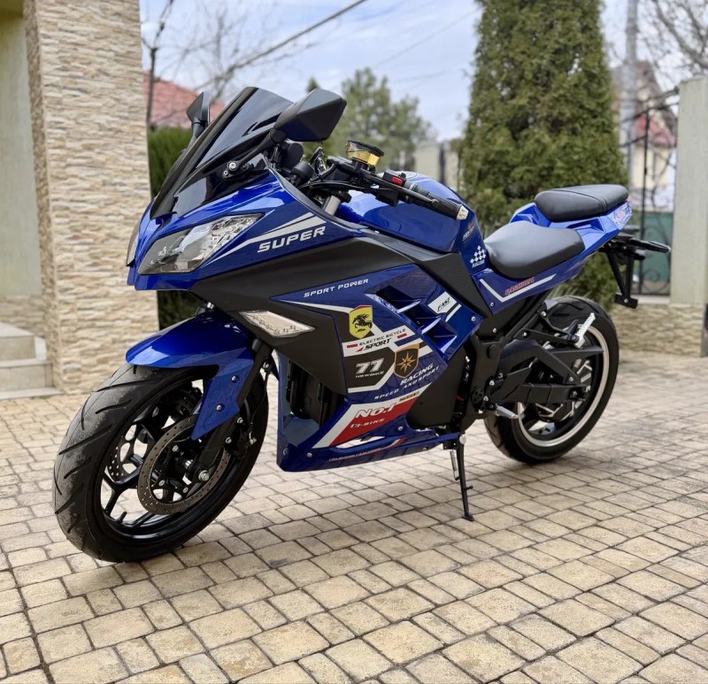 Електробайк Ninja 2950Вт, 120км запас ходу, електромотоцикл — фото 2