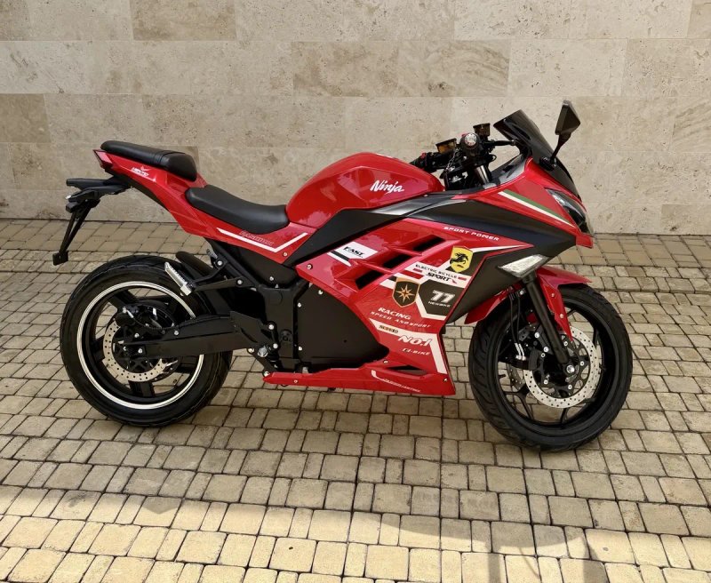 Електробайк Ninja 2990Вт, гарантія, електромотоцикл, є розстрочка — фото 4
