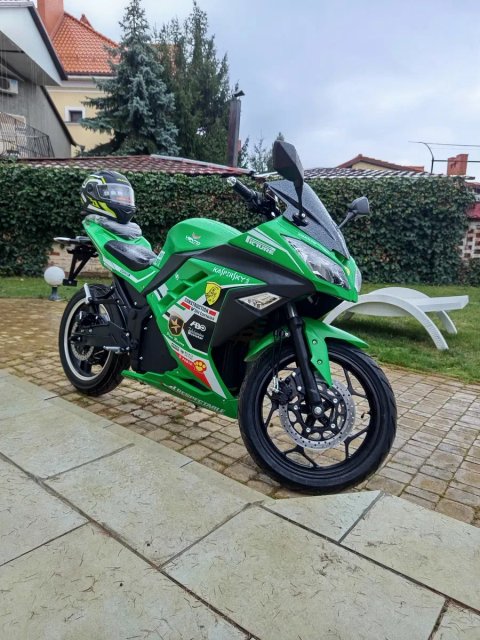 Електробайк Ninja 2990Вт, гарантія, шолом у подарунок, електромотоцикл