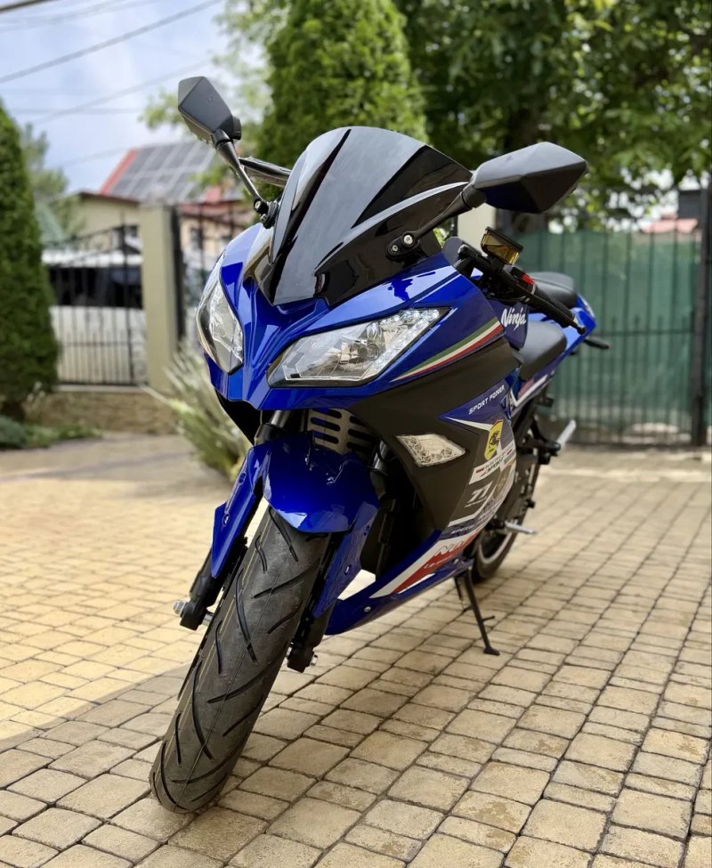 Електробайк Ninja 2990Вт, синій, гарантія, є розстрочка,електромотоцикл — фото 2
