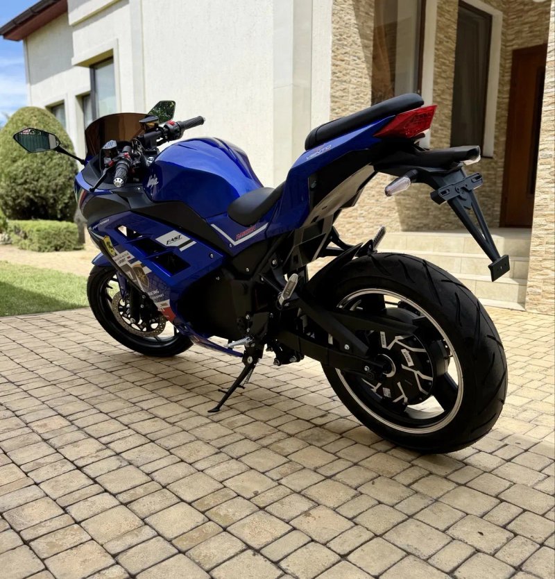 Електробайк Ninja 2990Вт, синій, гарантія, є розстрочка,електромотоцикл — фото 6