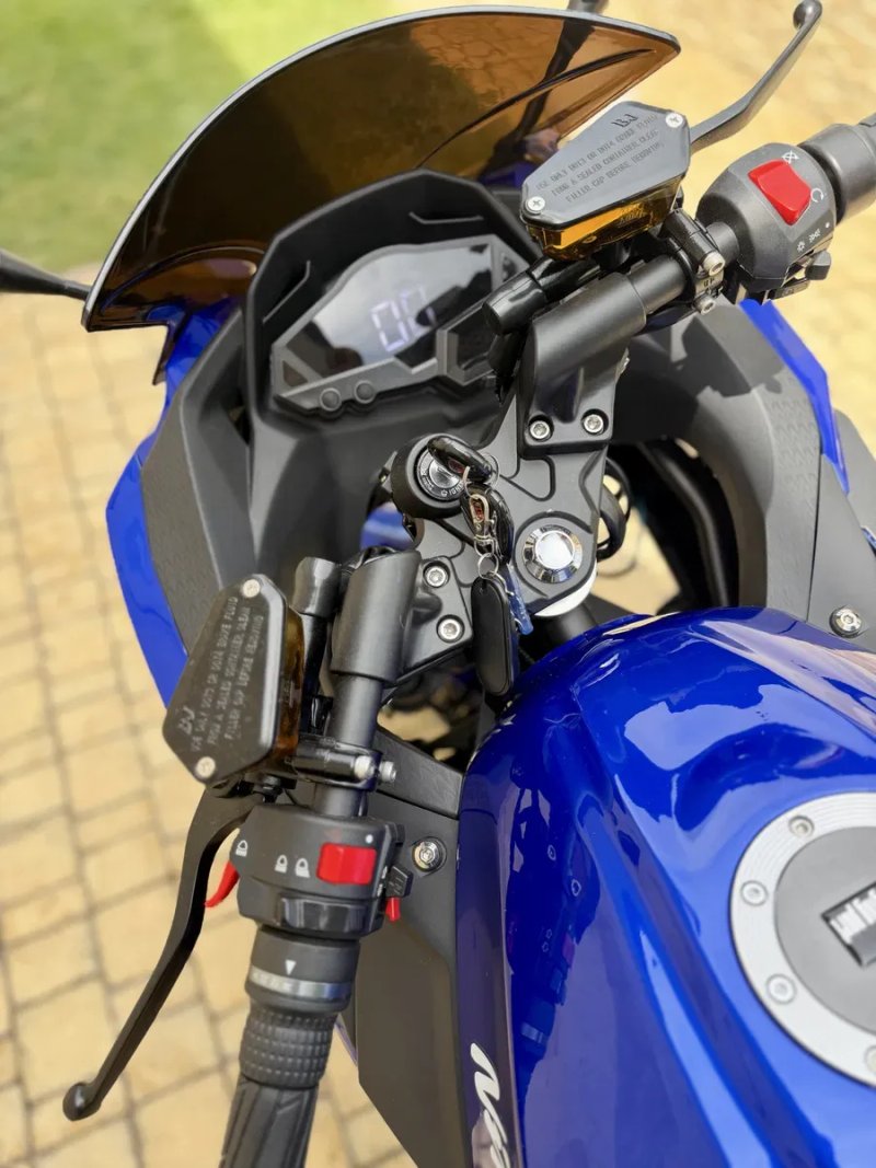 Електробайк Ninja 2990Вт, синій, гарантія, є розстрочка,електромотоцикл — фото 8