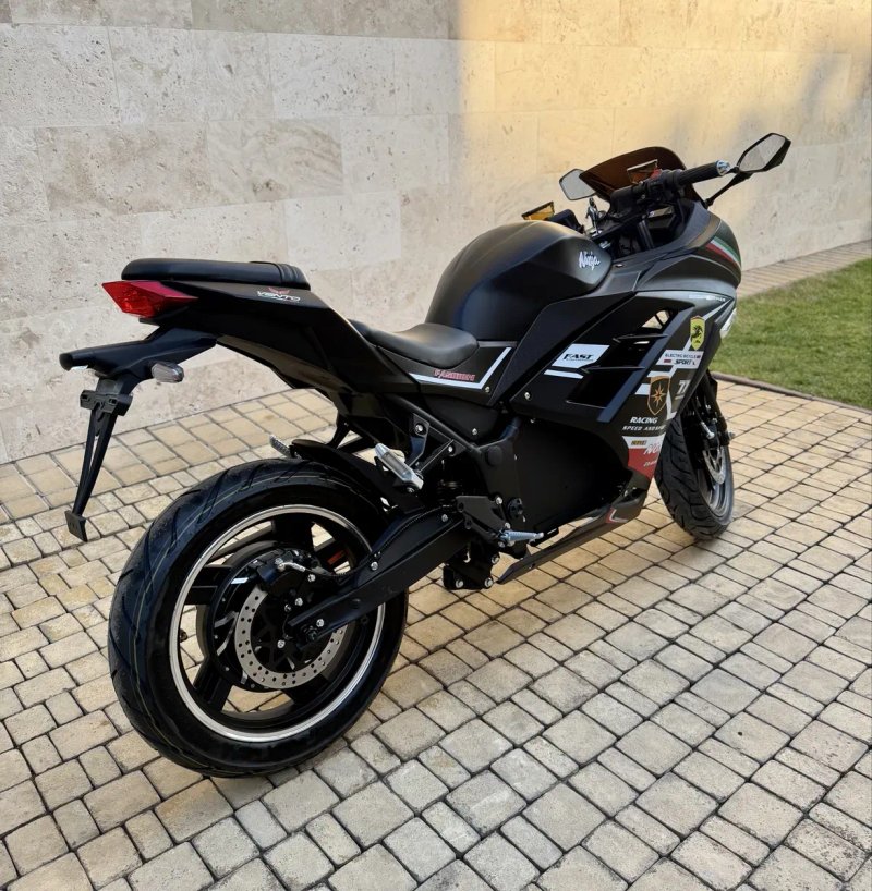 Електробайк Ninja 2990Вт, є розстрочка, гарантія, електромотоцикл, чорний — фото 5