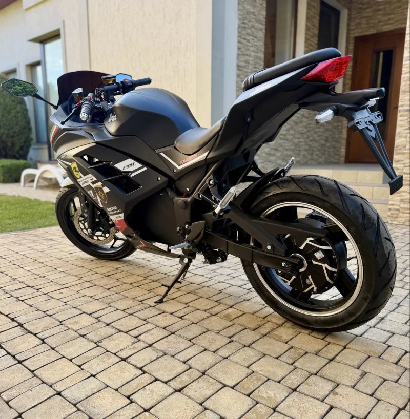 Електробайк Ninja 2990Вт, є розстрочка, гарантія, електромотоцикл, чорний — фото 6