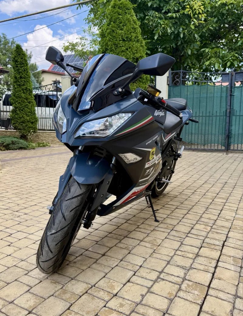 Електробайк Ninja 2999Вт, сірий, гарантія, електромотоцикл, є розстрочка — фото 3