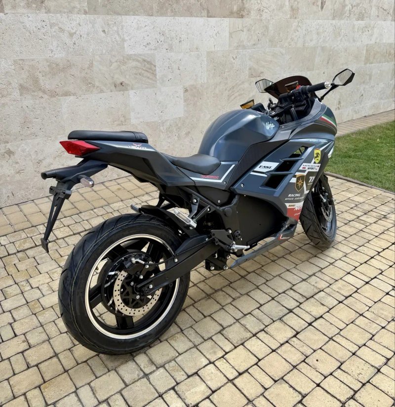 Електробайк Ninja 2999Вт, сірий, гарантія, електромотоцикл, є розстрочка — фото 5