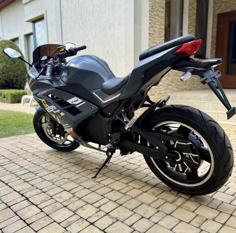 Електробайк Ninja 2999Вт, сірий, гарантія, електромотоцикл, є розстрочка — фото 7
