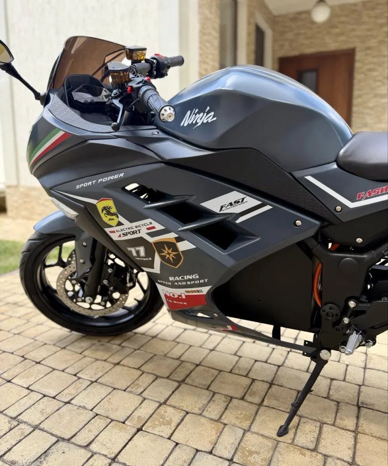 Електробайк Ninja 2999Вт, сірий, гарантія, електромотоцикл, є розстрочка — фото 8