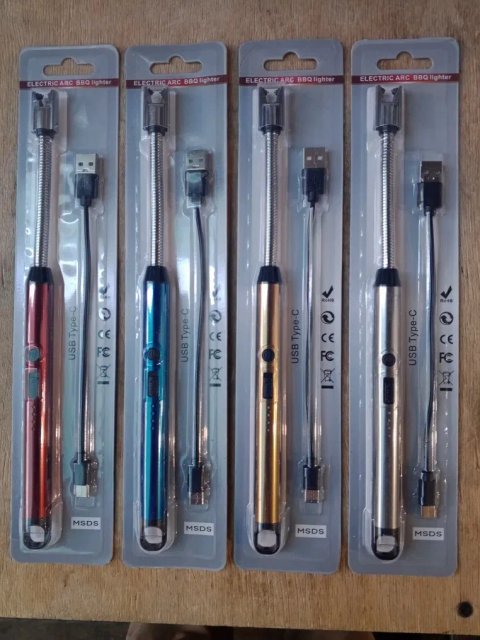Электроимпульсная аккумуляторная usb зажигалка с гибким стержнем Опт 60 грн