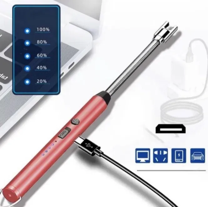 Электроимпульсная аккумуляторная usb  зажигалка с гибким стержнем Опт 60 грн — фото 3