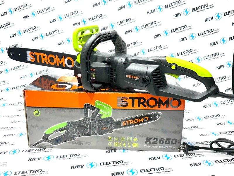 Электропила, пила цепная STROMO K2650 (2650Вт) Польща — фото 2