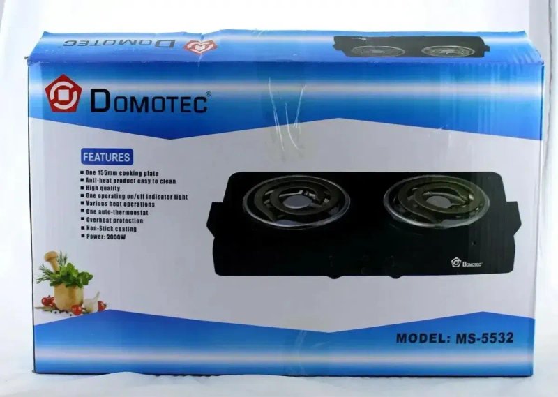 Електроплита DOMOTEC MS-5532 електрична настільна піч 2000 Вт — фото 5