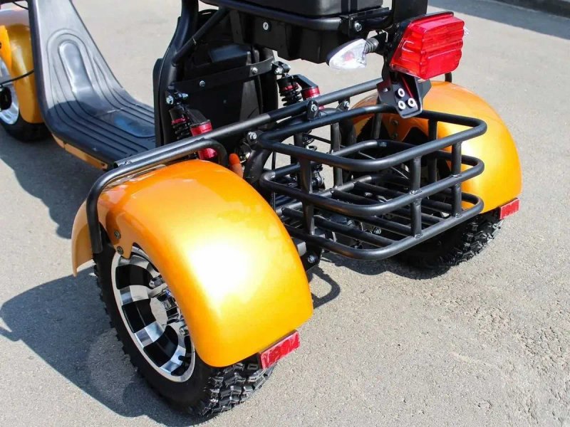 Електроскутер Citycoco Trio 2000W, акумулятор 60V 20Ah дальність 70 км — фото 3