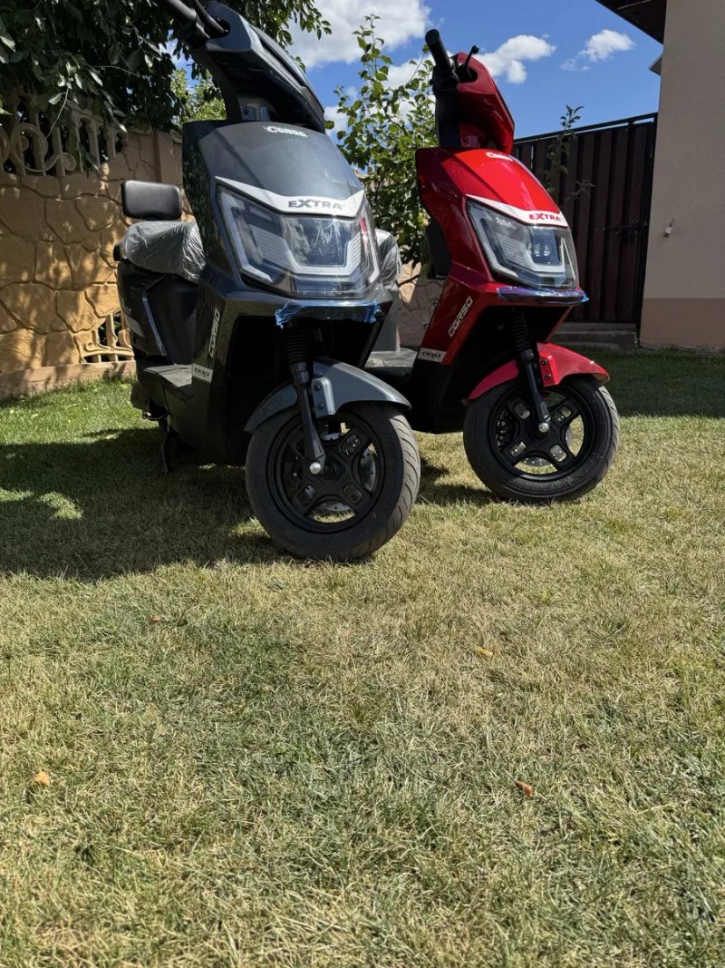 Электроскутер Corso Extra 1200W, 64V/30Ah литой-железо-фосфатный. Доставка Вам додому — фото 3