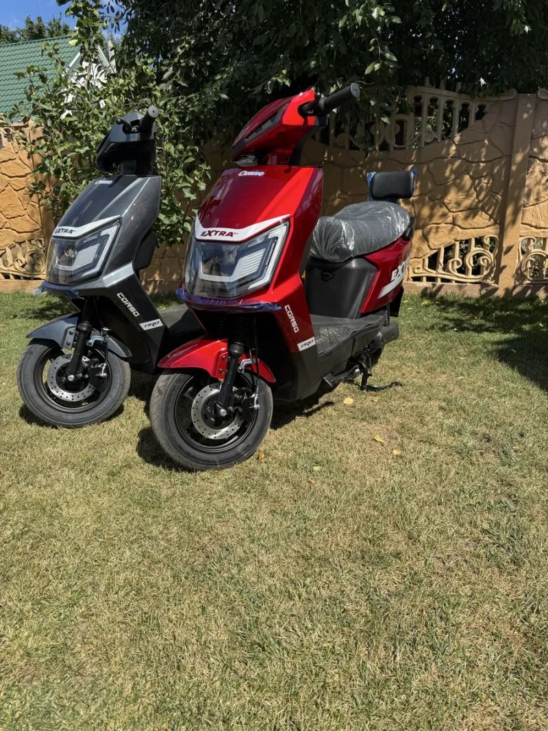 Электроскутер Corso Extra 1200W, 64V/30Ah литой-железо-фосфатный. Доставка Вам додому — фото 7