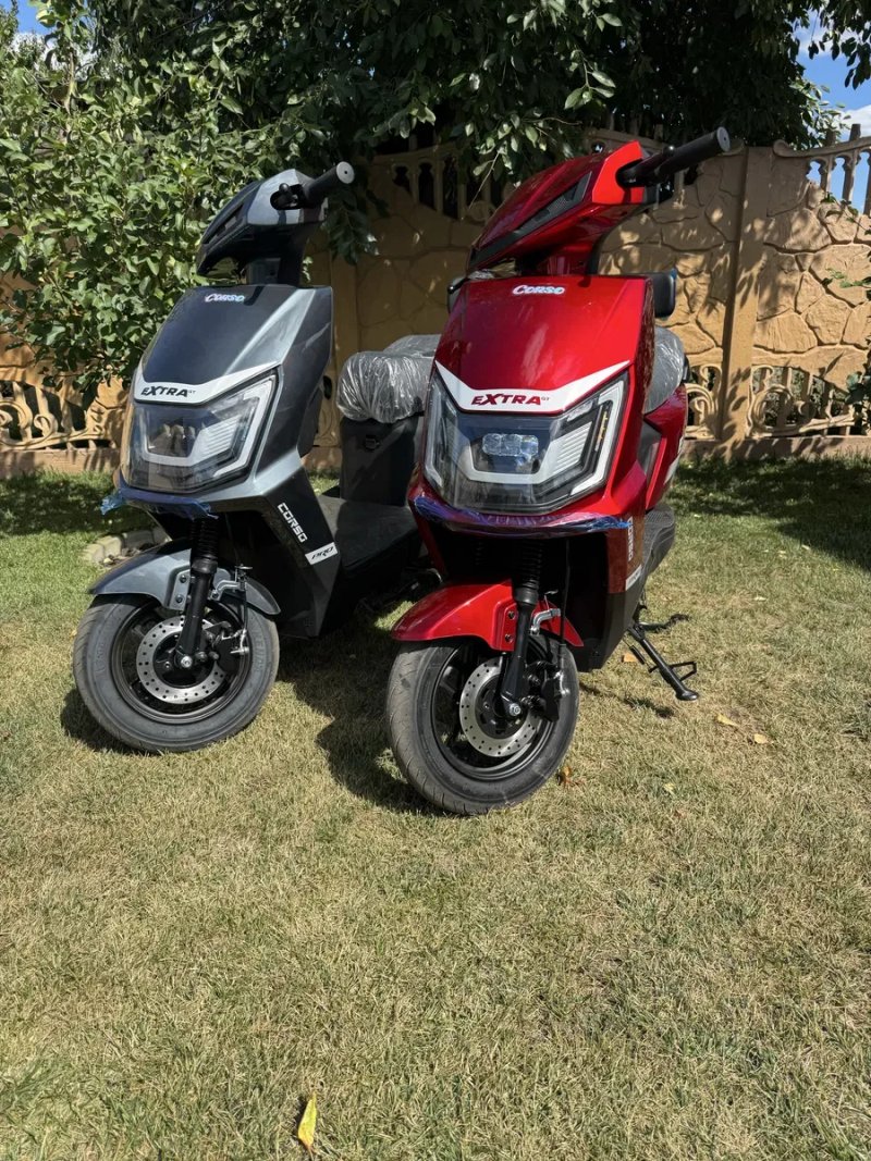 Электроскутер Corso Extra 1200W, 64V/30Ah литой-железо-фосфатный. Доставка Вам додому — фото 8