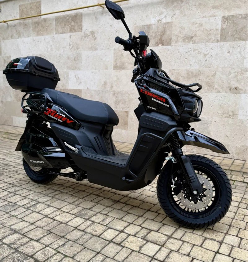 Електроскутер Corso Танк BlackFury BF 2800Вт, знімний АКБ літій-фосфат — фото 3