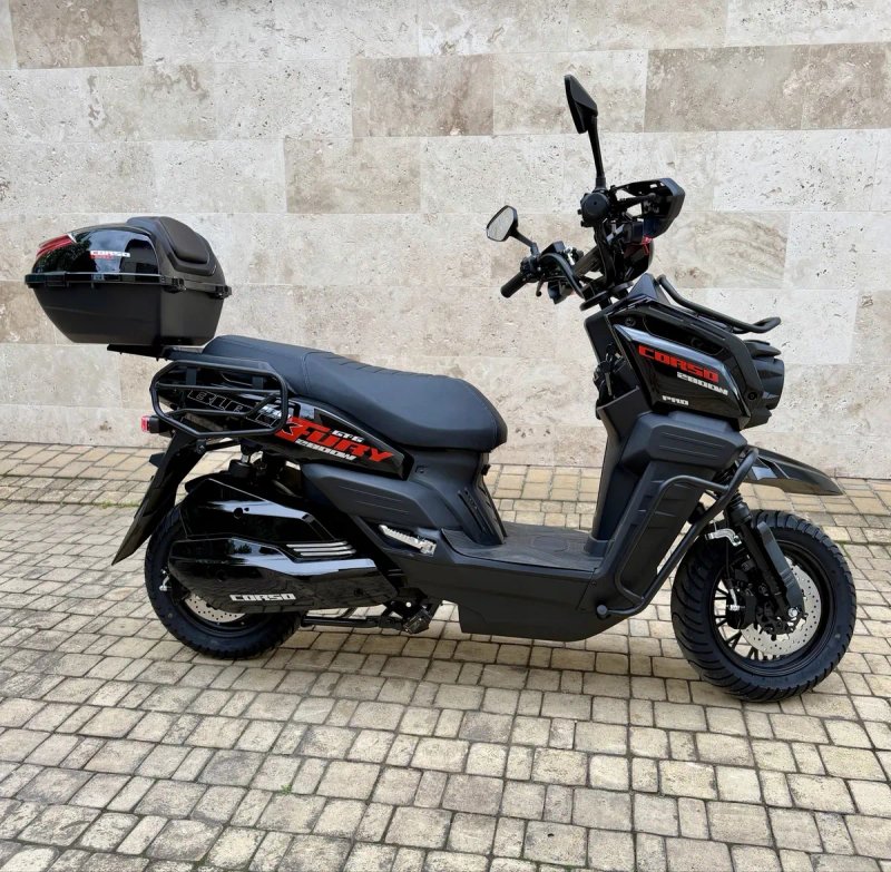 Електроскутер Corso Танк BlackFury BF 2800Вт, знімний АКБ літій-фосфат — фото 4