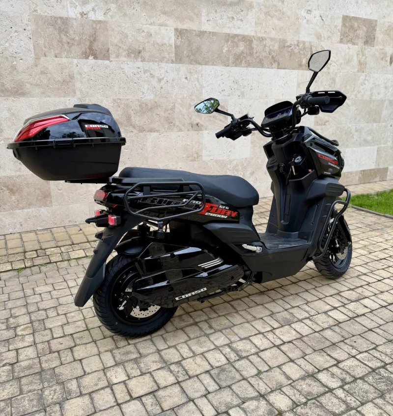 Електроскутер Corso Танк BlackFury BF 2800Вт, знімний АКБ літій-фосфат — фото 5