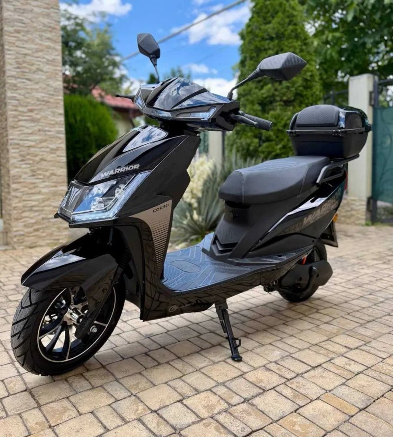 Електроскутер Corso Warrior LifePo4 30a 2000W 30AH Чорний — фото 4