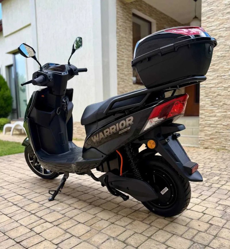 Електроскутер Corso Warrior LifePo4 30a 2000W 30AH Чорний — фото 7