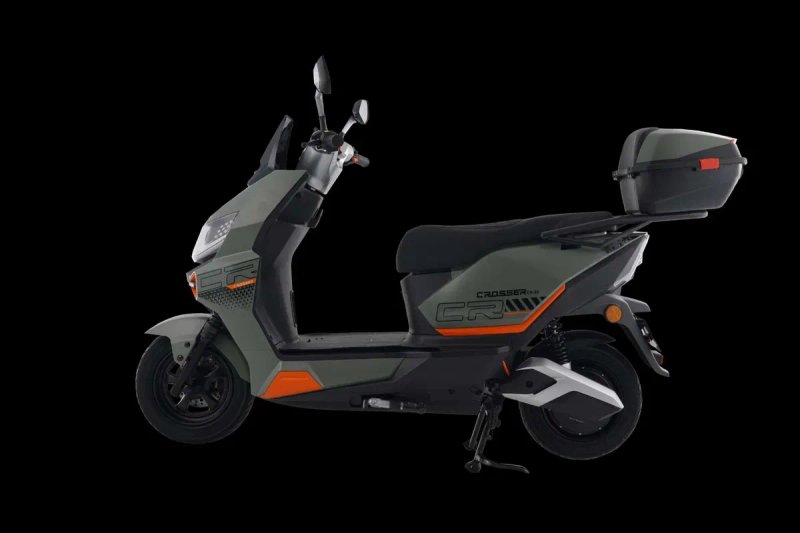 Електроскутер Crosser CR-20 2500W 72V 24Ah Графенофі акб- Зеленый — фото 2
