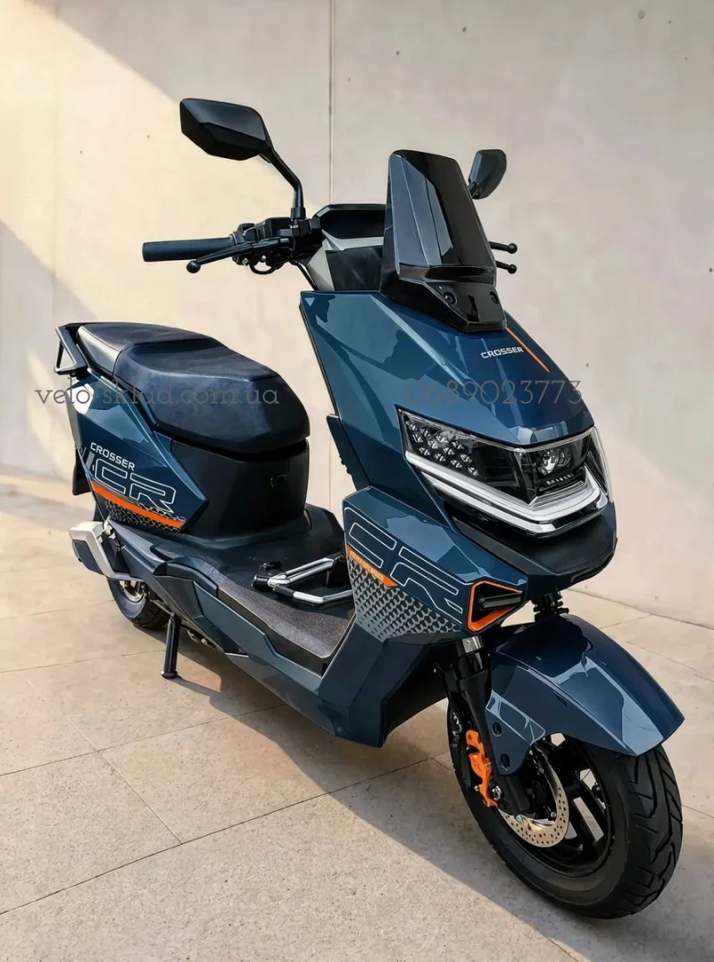 электроскутер Crosser CR-20 72V 24AH 2500W графен АКБ(2026) — фото 5