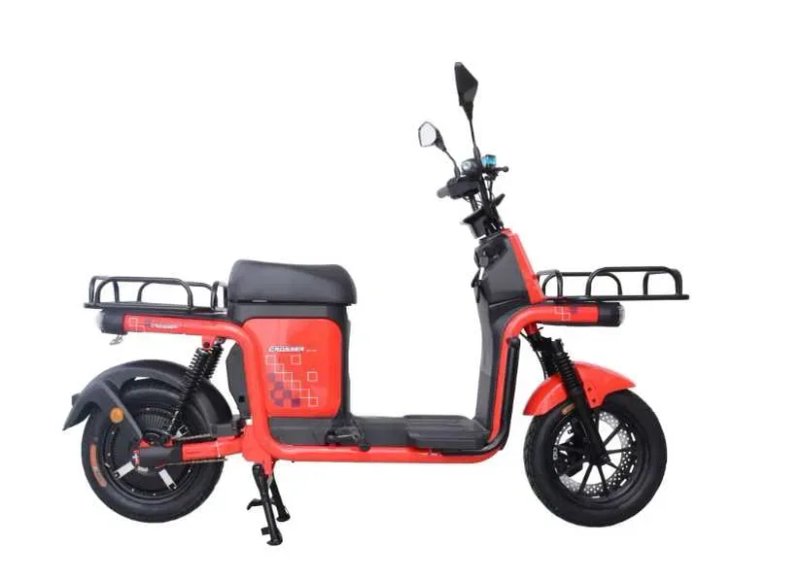 Електроскутер Crosser SUPER MAX 1200W 60V/30Ah LifePo4 Литий-Червоний — фото 5