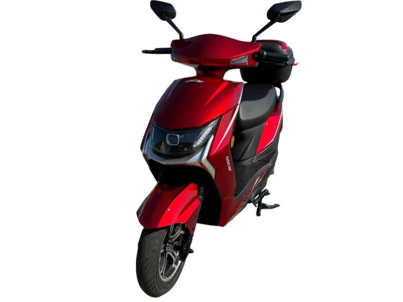 Електроскутер Oscar Mirage GT-15 1500W 72V 25Ah графен червоний двомісний — фото 4