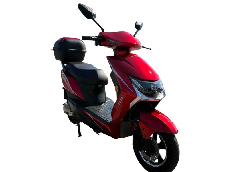 Електроскутер Oscar Mirage GT-15 1500W 72V 25Ah графен червоний двомісний — фото 5