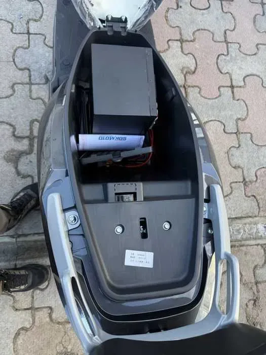 Електроскутер Sok E-Lead PRO 2999W 50A 76.7V LifePo4 / скутер чорний — фото 3