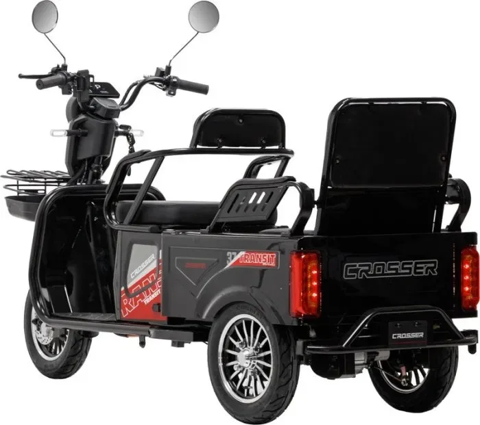Електротрайк Crosser Transit TR-5 1500W LiFePO4/ New 2026/Електроскутер кроссер — фото 5