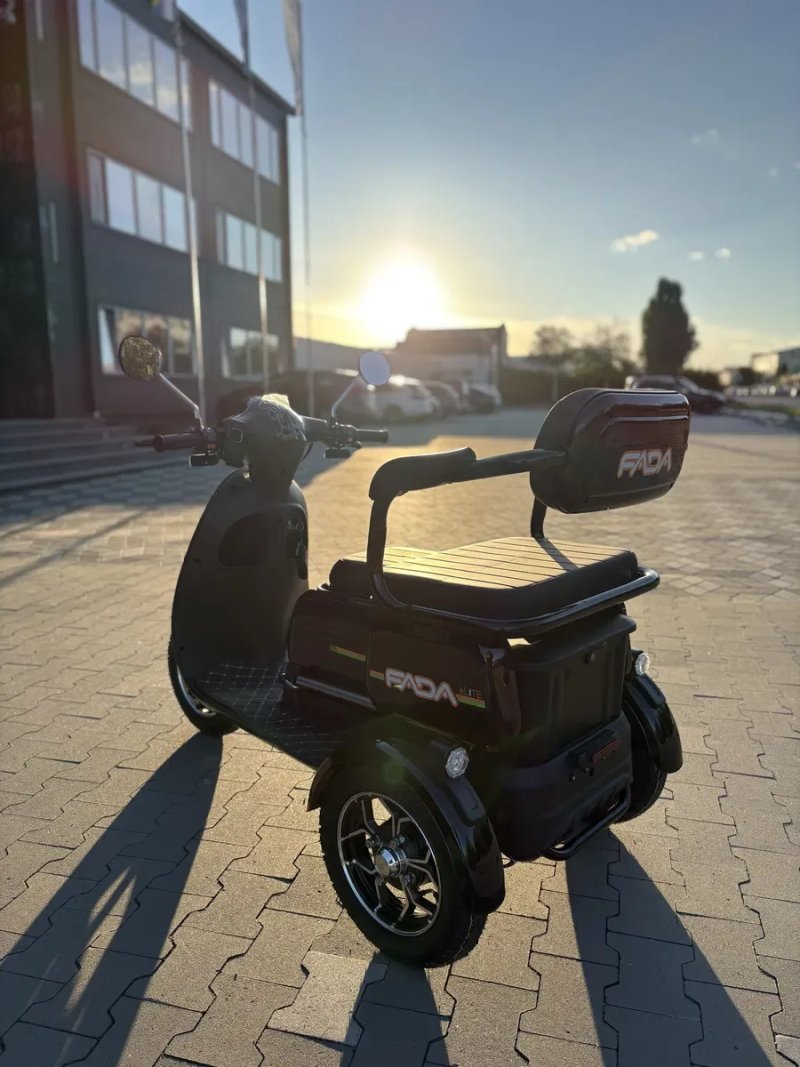 Електротрайк FADA eLITE 1300W | LiFePO4 72V 45Ah | Новий триколісний скутер — фото 7