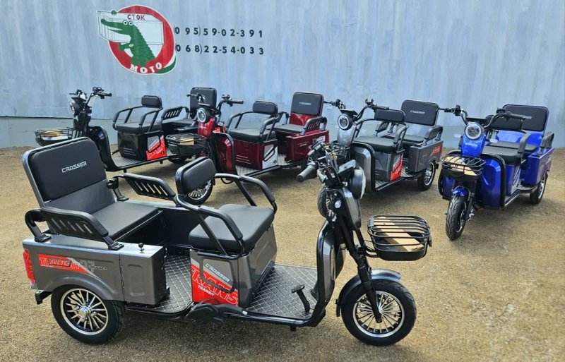Электротрайк Грузопассажирский Crosser tr5 стокмото 1500ВАТ Литийжелезофосфат акб ГАРАНТИЯ!ПРОДАЖА!СЕРВИС!Доставка-отправка по Украине.стокмото тр5 — фото 3