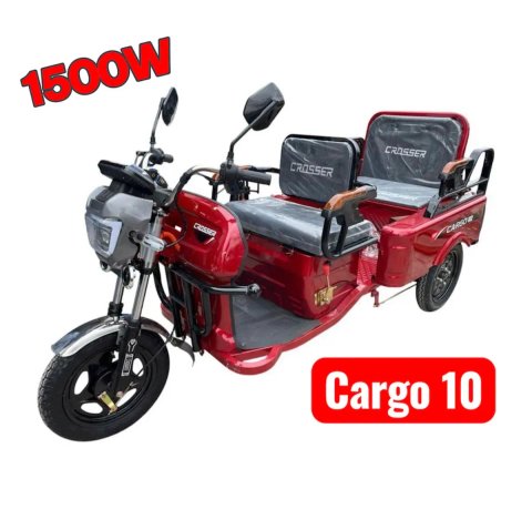 Електротрицикл Crosser Cargo 10 / 1500W / 60V 32Ah